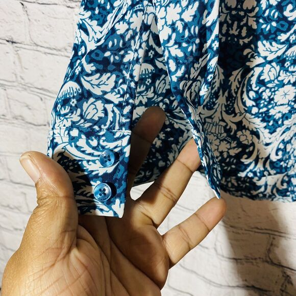 Laundry By Shelli Segal Women's Tops Long Sleeves Collared Button Down Shirt M - Picture 3 of 7